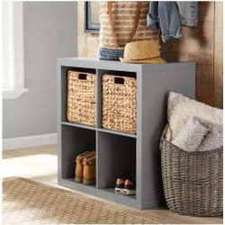 4 Cube Organizer Gray NEW 