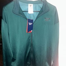Reebok Vector Track Jacket NWT Retro Green Unisex Medium