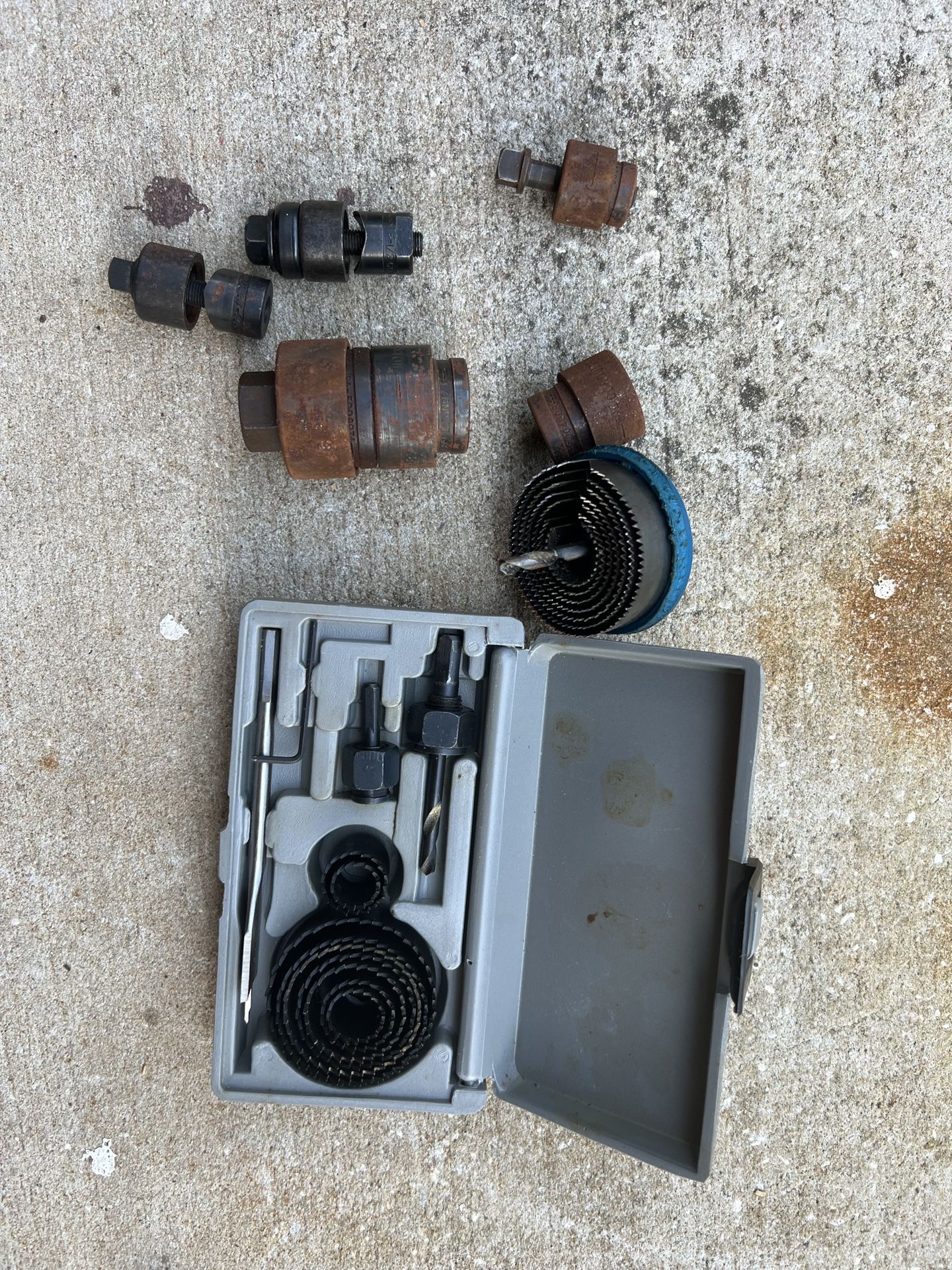 Hole Saw Attachment and Knock Out Punch