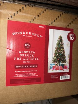 61/2 Pre Lit Christmas Tree