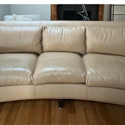 Butter soft leather sofa