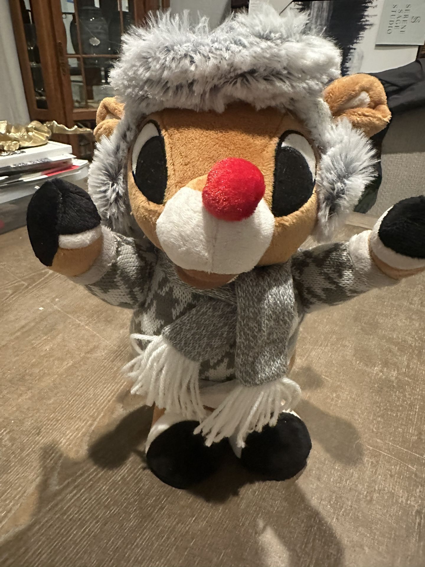 Winter Reindeer Animated Plush – Sings & Dances