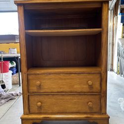 Solid Pine Wood Entertainment Center