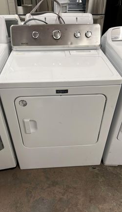 Maytag Electric Dryer – Sensor Dry + Wrinkle Control (White)