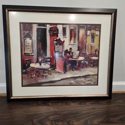 'Sidewalk Cafe' Print by Artist Brent Heighton