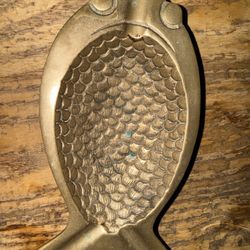 Vintage Small Brass Fish Dish / Tray 