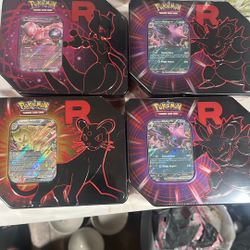 Team Rocket Pokémon Tins 