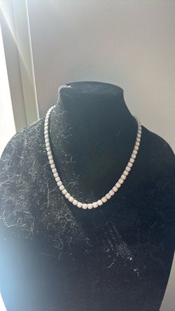 Iced out GLD Crystal Tennis Necklace