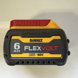 DEWALT FLEXVOLT 20V/60V MAX Lithium Ion Battery, 6.0-Ah (DCB606)