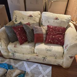 Very Comfortable Sofa Set (2 Pieces) + Decorative Pillows — Buy Separately or Together