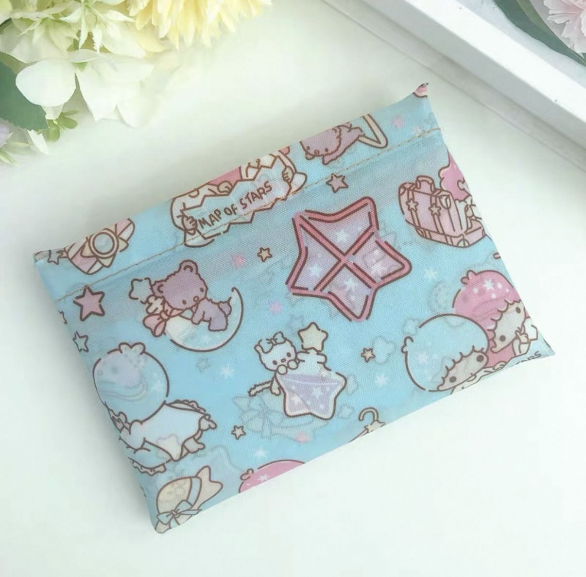 Sanrio Little Twin Starts shopping, grocery shopping bag, waterproof, kawaii