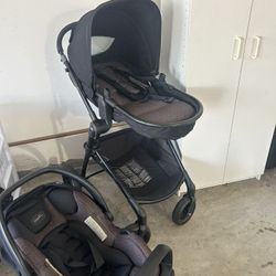 Evenflo car seat and stroller