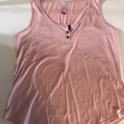 Size M — Pink Tank Top