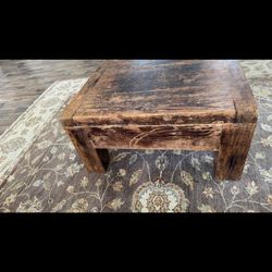 Pottery Barn Farmhouse Rustic Coffee Table 