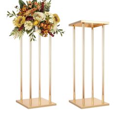 2 Pcs Column Vases Wedding Centerpieces for Tables, ص