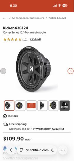 Kicker 43C124