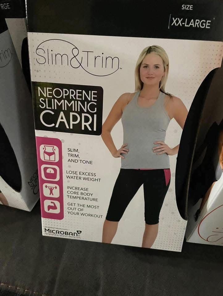 slim & trim neoprene slimming shorts XXL