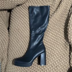 Black High Heel Boots