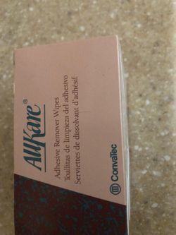 Adhesive remover wipes box of 100