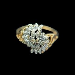 10K Yellow Gold Diamond Ring