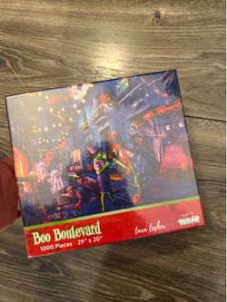 Boo Boulevard Halloween 1000-piece jigsaw puzzle