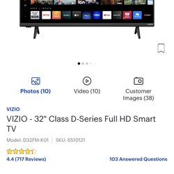 New In Box 32 Inch Smart Tv