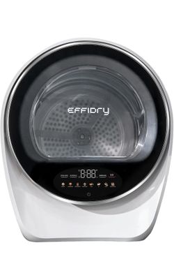 S3 Compact Clothes Dryer,1 cu.ft Capacity, 110V, LCD Control Panel Portable High End Tumble Dryer Machine with Stainless Steel Drum,8 Drying Mode,for 