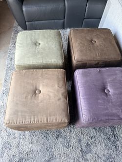 set of 4 cube- D19x19”