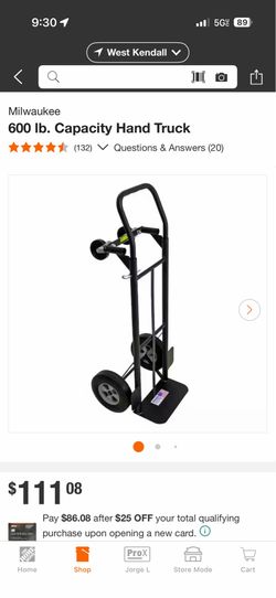 Milwaukee hand truck heavy duty