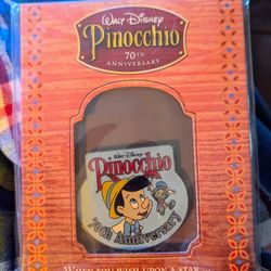 Pinocchio 70th Anniversary Pin