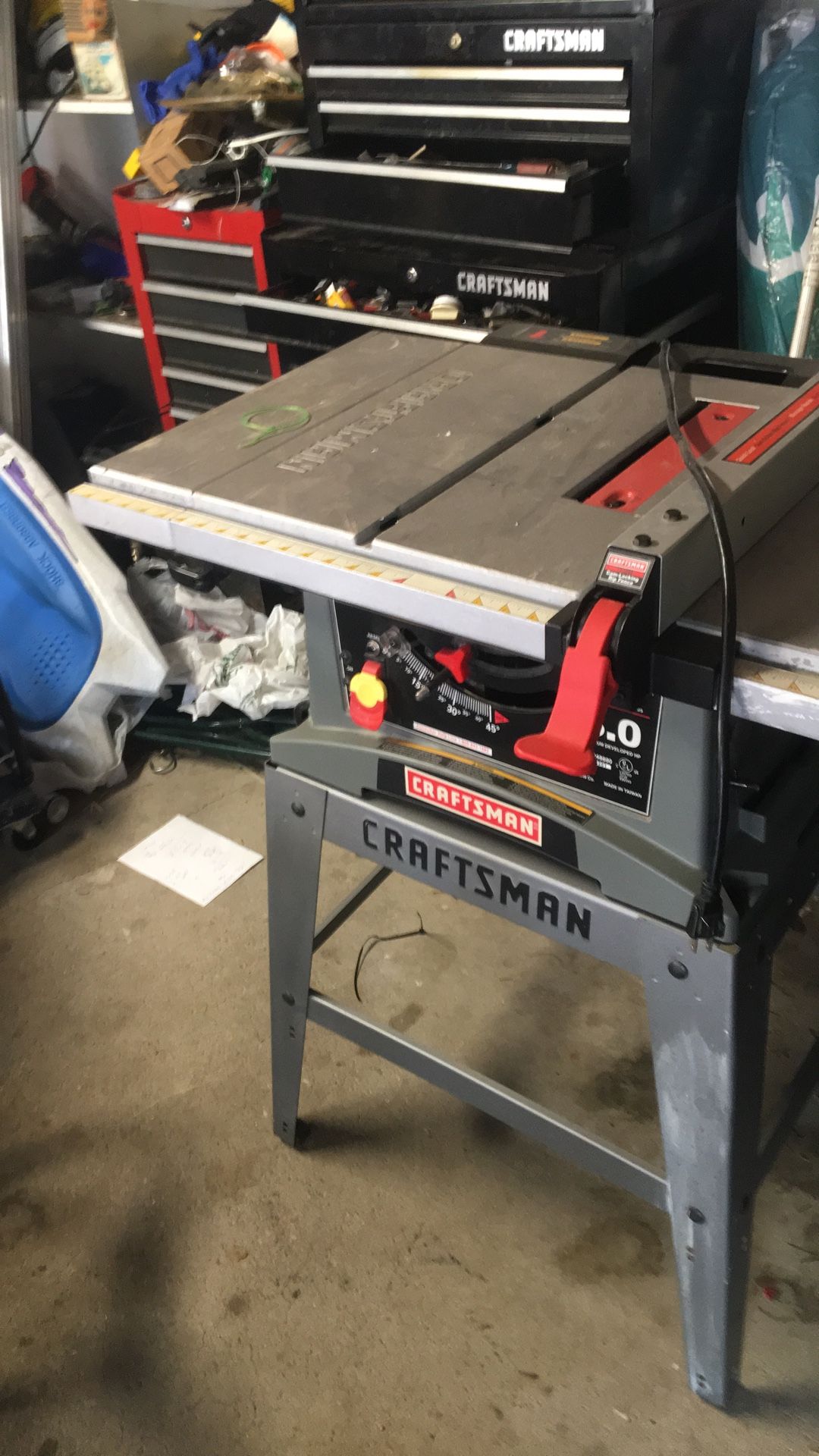 Craftsman Table Saw 3.0 Horsepower Needs A Blade 175 Or Best Offer