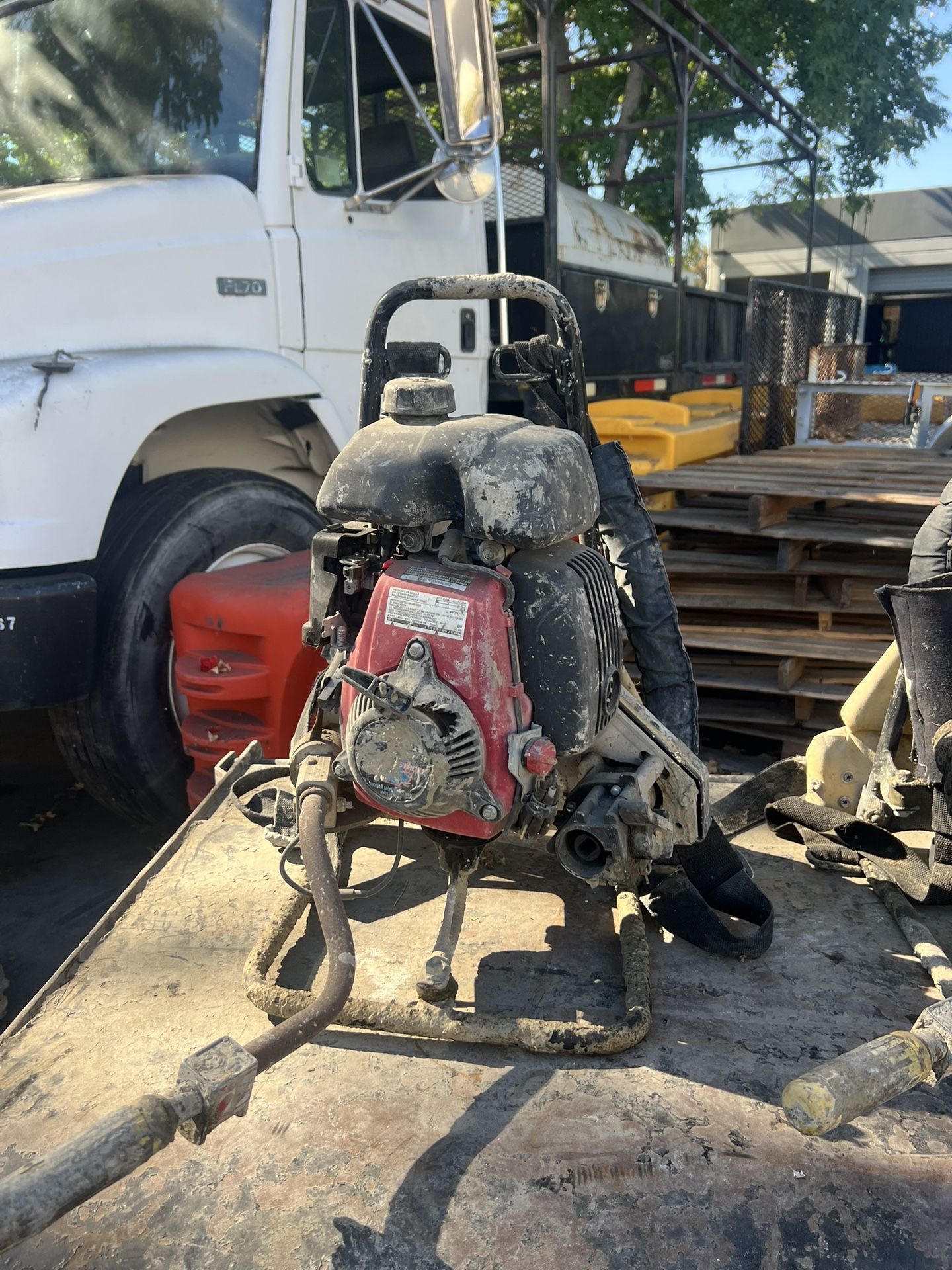 Backpack Vibrator For Concrete