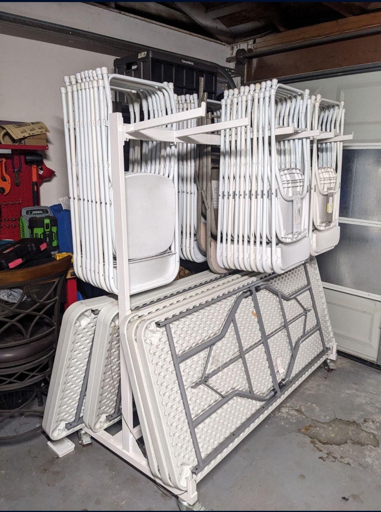 Tables, Chairs, Heaters