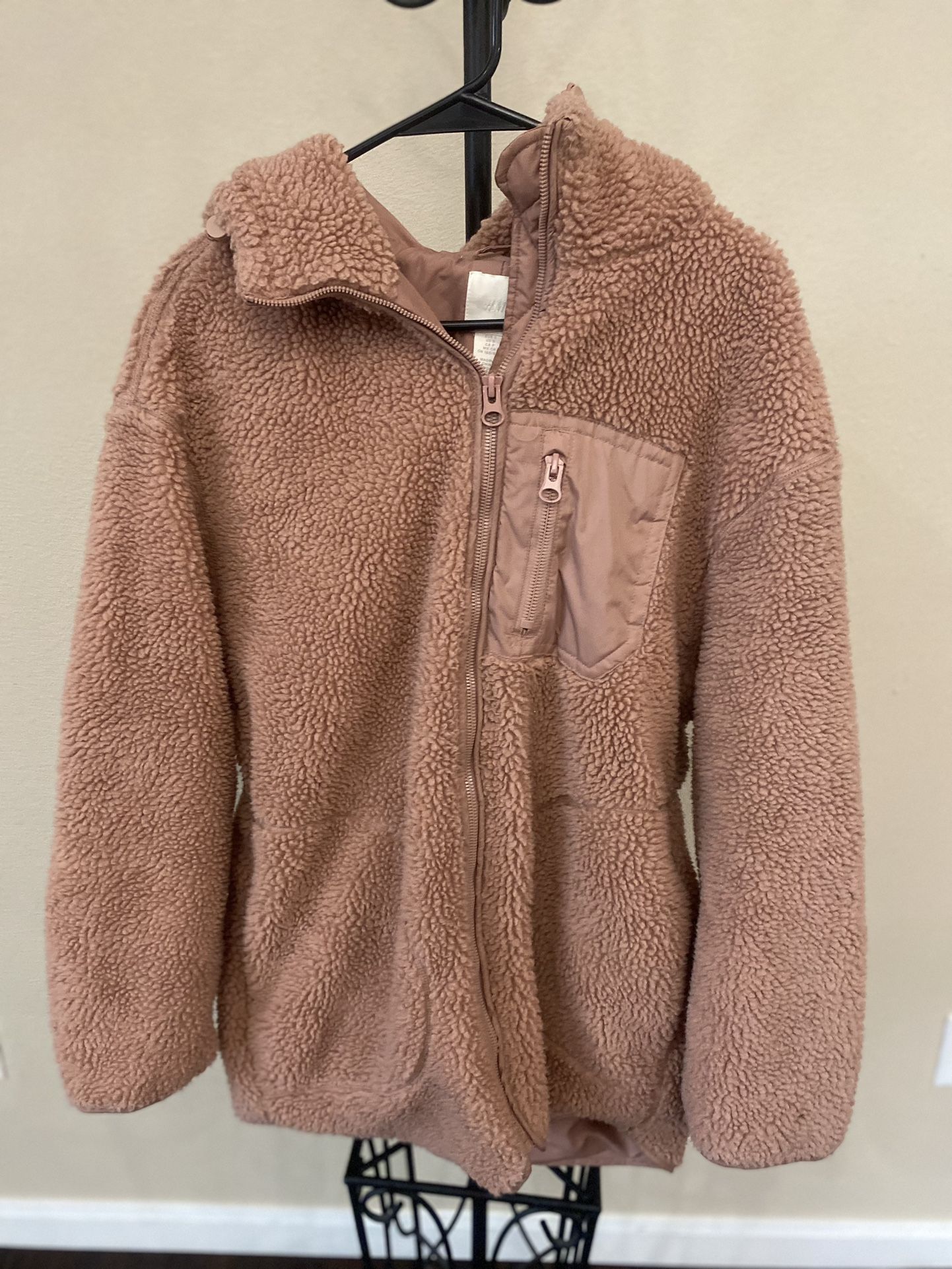 Fleece Zip Up Sweatshirt H&M
