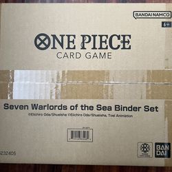 One Piece Seven Warlords Binder