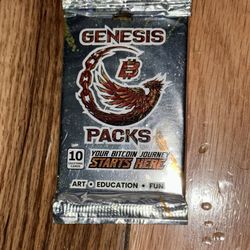 2023 Bitcoin Trading Cards GENESIS PACK 1 Sealed Pack of 10 Cards BTCTC