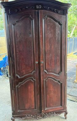 Wood Armoire Wardrobe dresser