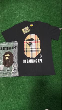 Black Burberry Bape T-Shirt