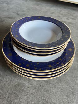 Dinner plates set 7 Dlrs