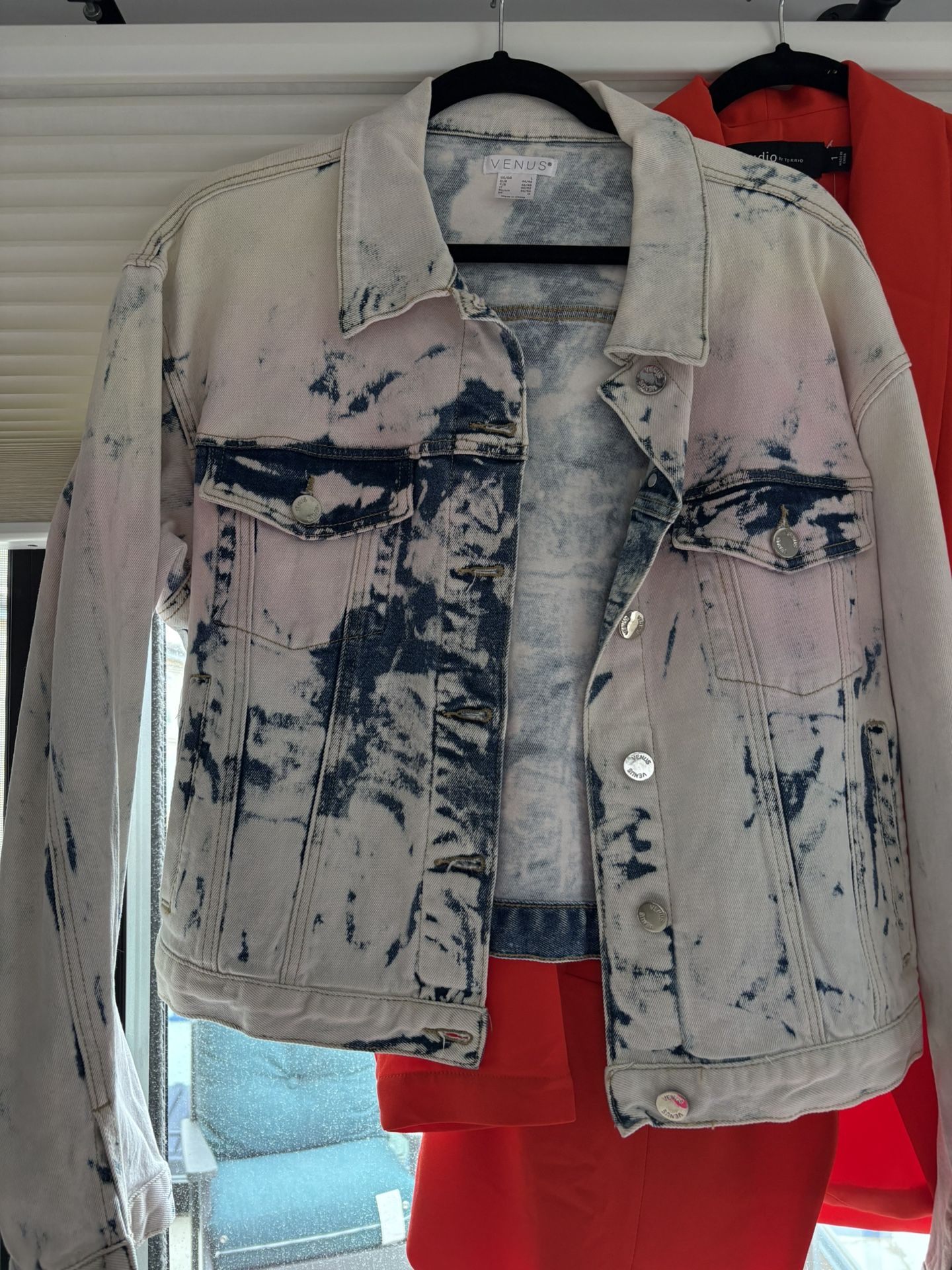 acid wash denim jacket