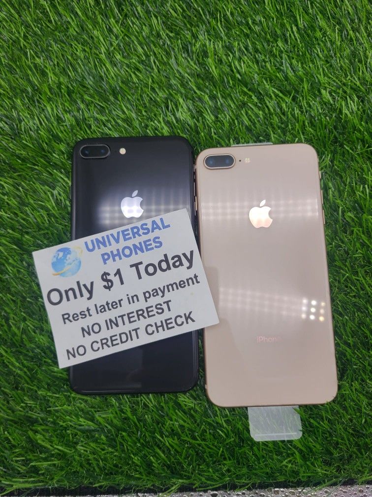 In Box Apple IPhone 8+ 64gb Unlocked Like New Condition No Defects.
$1 Down NO CREDIT CHECK FINANCING