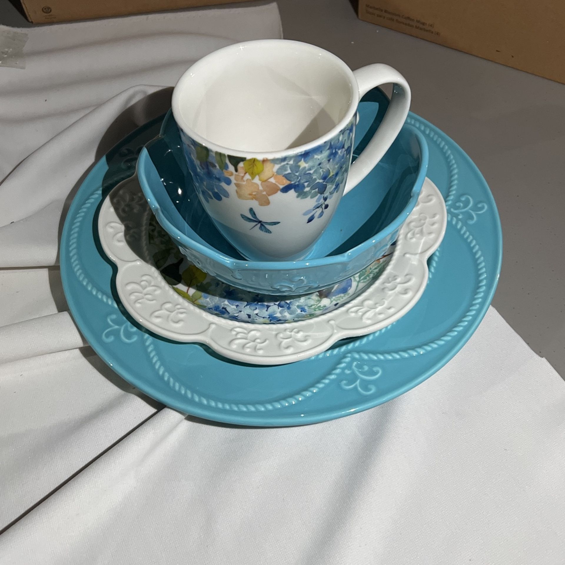 PRINCESS HOUSE 16 PIECE SET MARBELLA AQUA