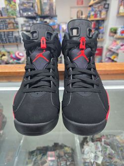 Nike Air Jordan 6 Retro Infrared Salesman CT8529-001 Men's Size 9