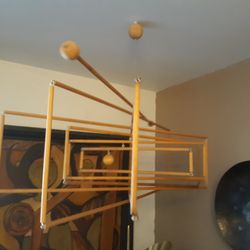 Atomic Birch Mid Century Modern Style Mobile 