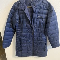 Columbia Ladies Long Puffer Jacket Size M