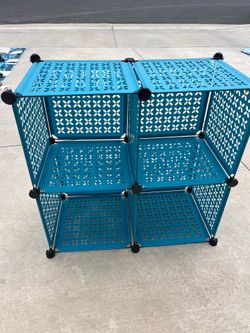 Cube Organizers Teal with Connectors