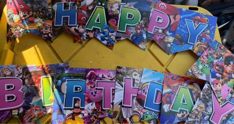 Mario Bros Birthday Decorations