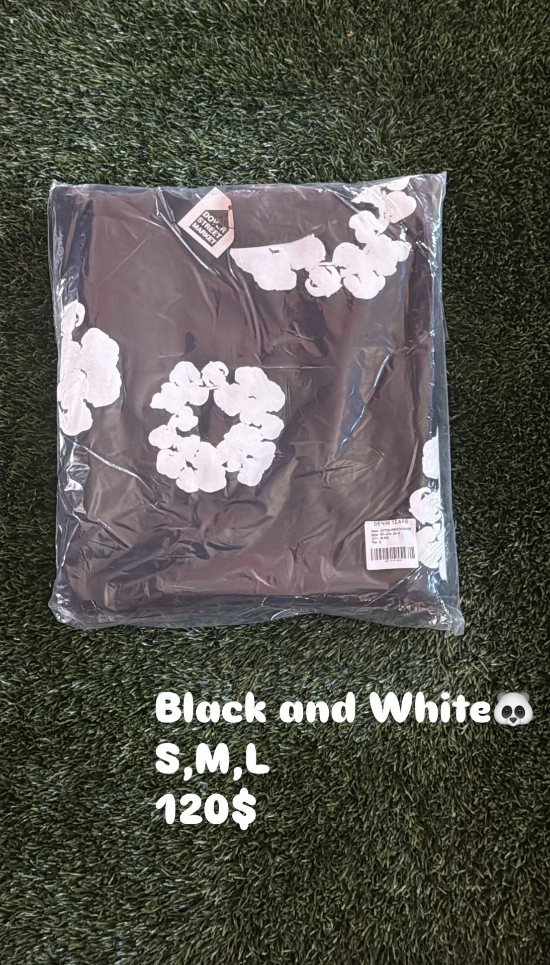 Black and white Denim tear!!