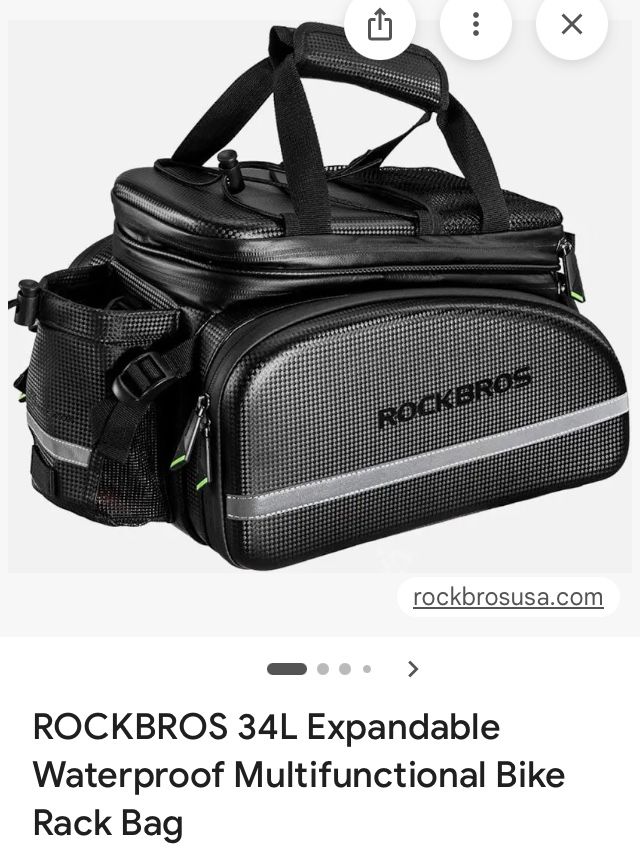 Rockbros 34L Expandable waterproof Multifunctional Bike Rack Bag