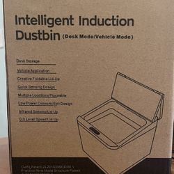 Intelligent Induction Dustbin 6L Desk Mode/Vehicle Mode White - A0046
